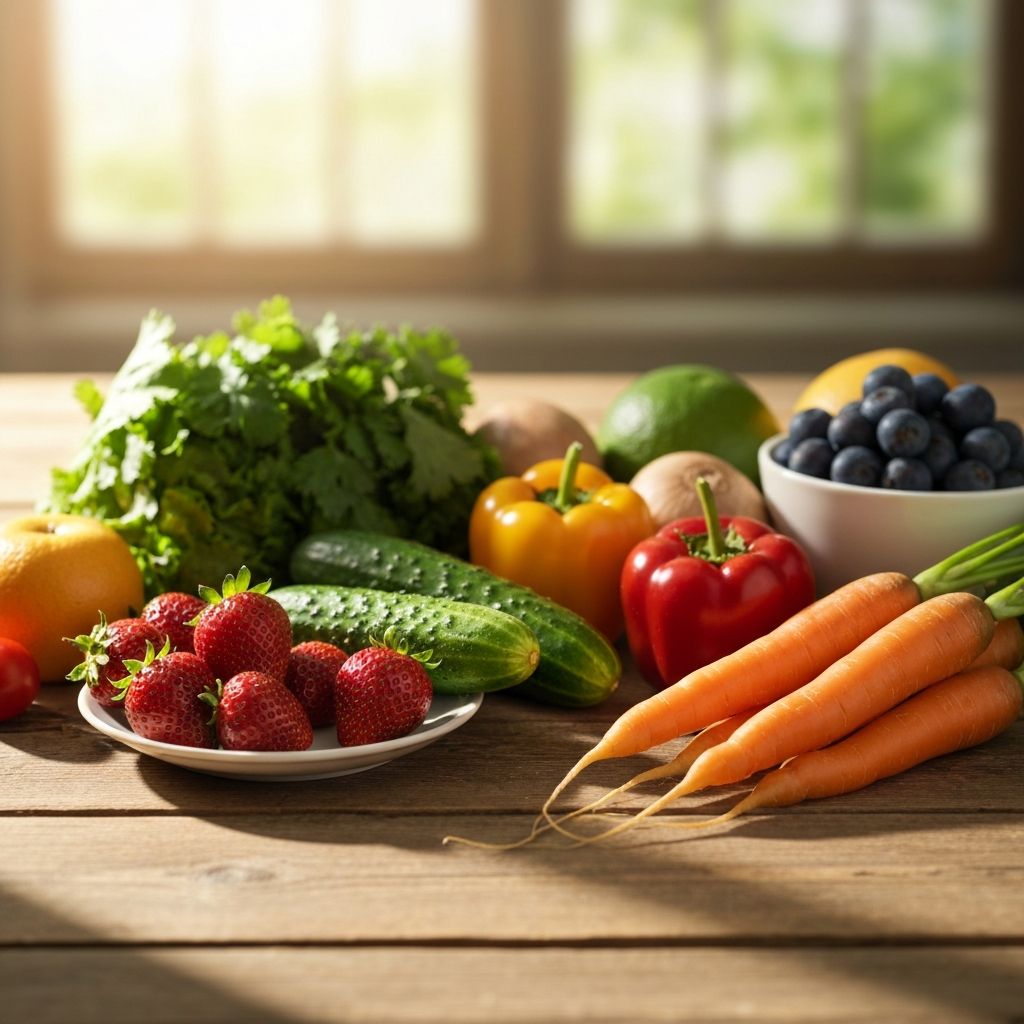 Healthy nutrition and balanced lifestyle